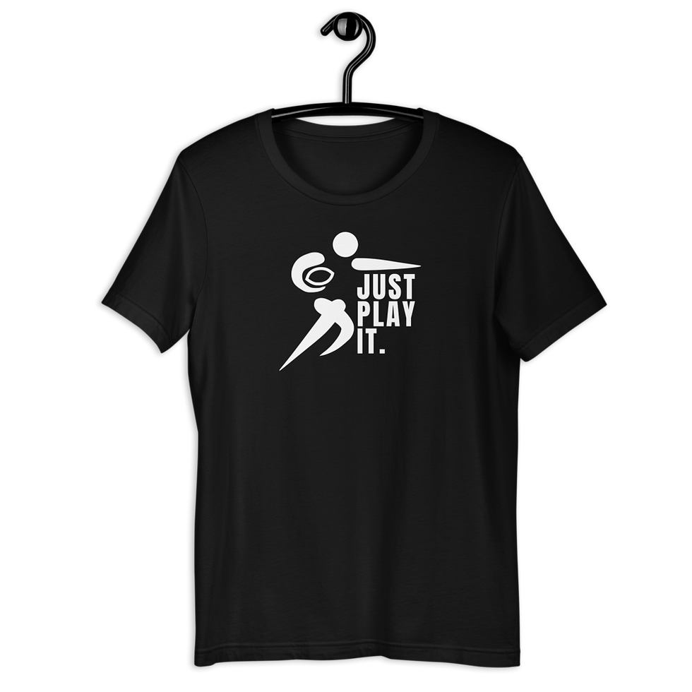 Thumbnail: Rugby Tee: Rugby Player - Just Play It Shirts - Elon Reeves Arts