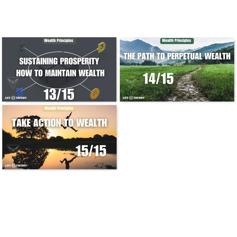 Thumbnail: 15 PRINCIPLES OF WEALTH BUILDING - Life Theory