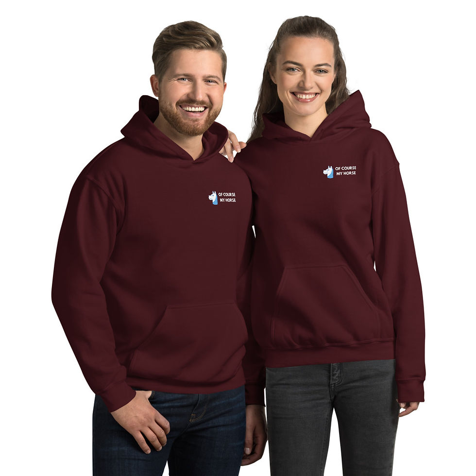 Thumbnail: Of Course My Horse Hoodie . By all Means, Buddy Sweatshirt