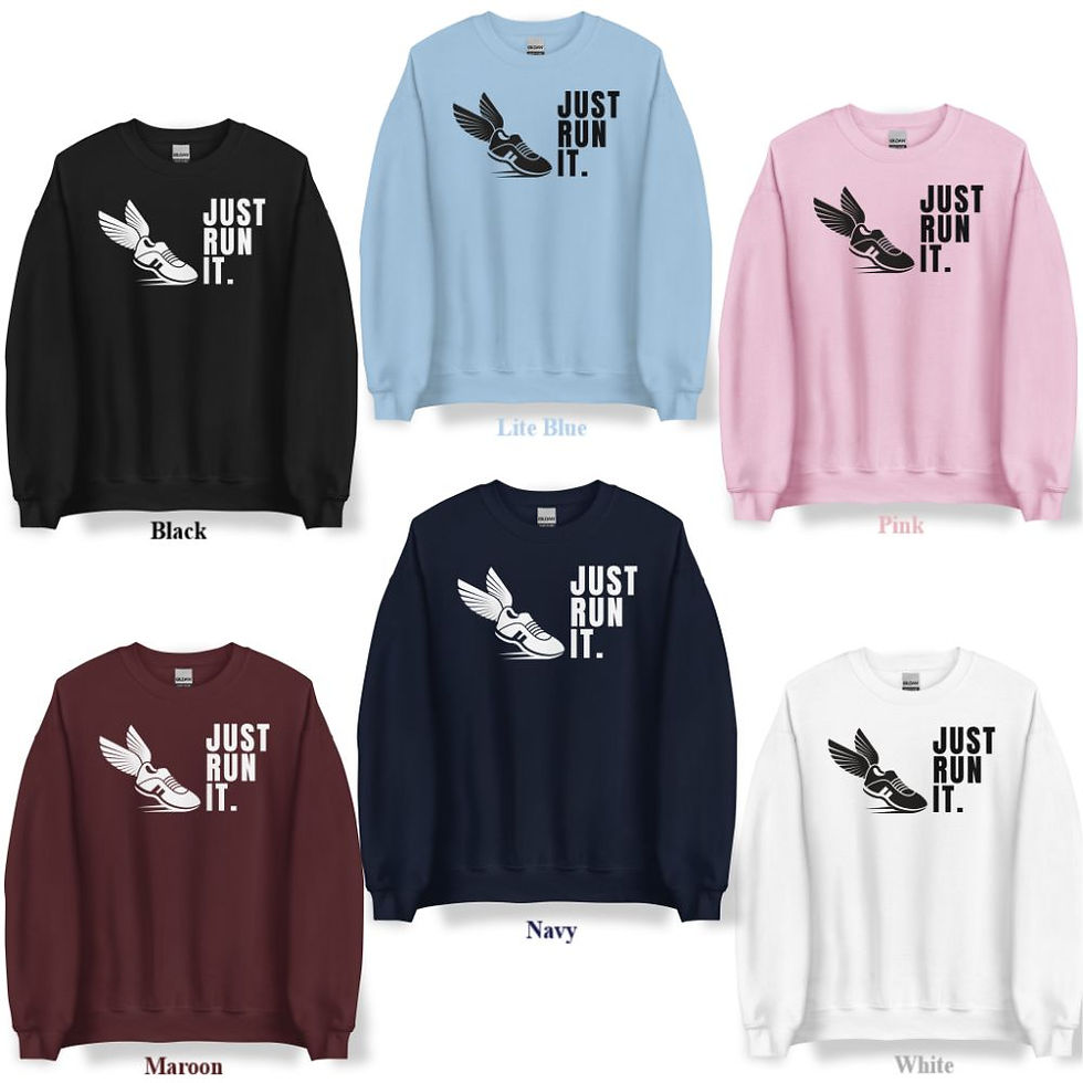 Thumbnail: Running Sweatshirts: Shoe With Wings Fast Runner Unisex - Just Run It