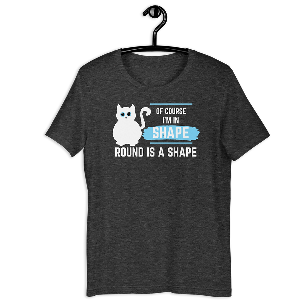 Thumbnail: Round Is a Shape Tee: Big Cat T-Shirt - MySkyPet