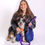 Thumbnail: Dog wearing a Memoirs purple standard leash during a studio photoshoot.