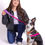Thumbnail: Model dog standing with a Memoirs Bio magenta leash in soft lighting.