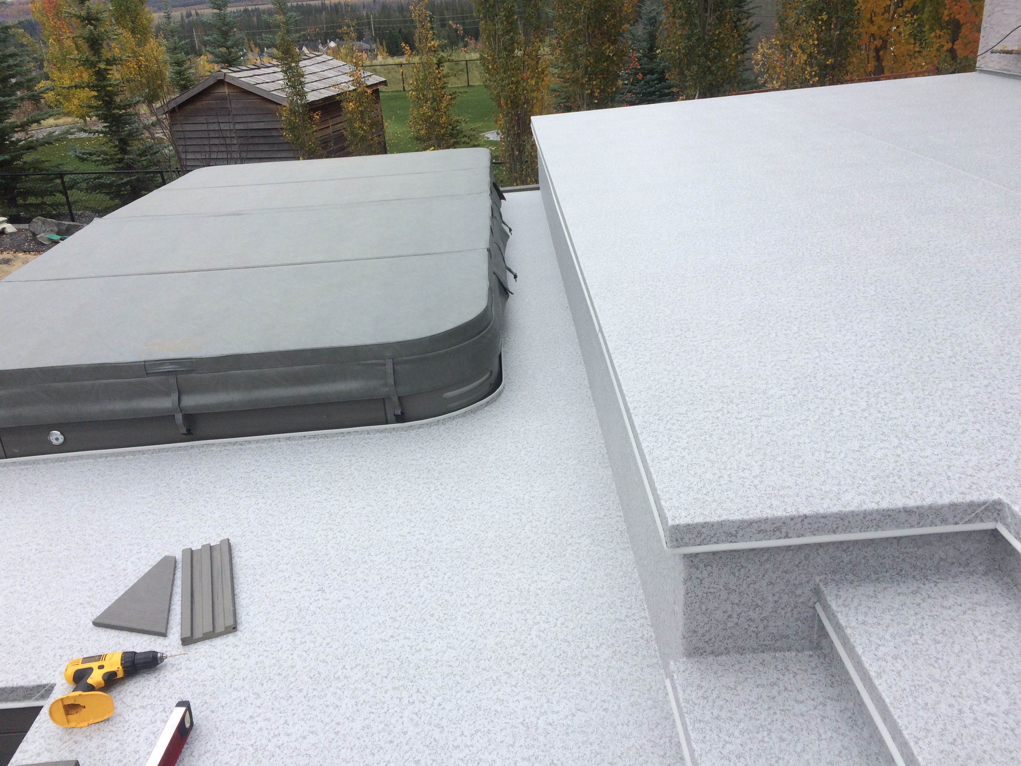 Vinyl decking project Calgary
