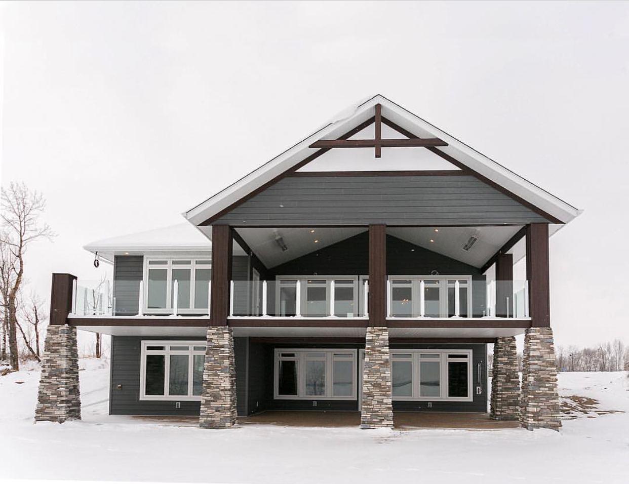 Topless Glass Railing Red Deer