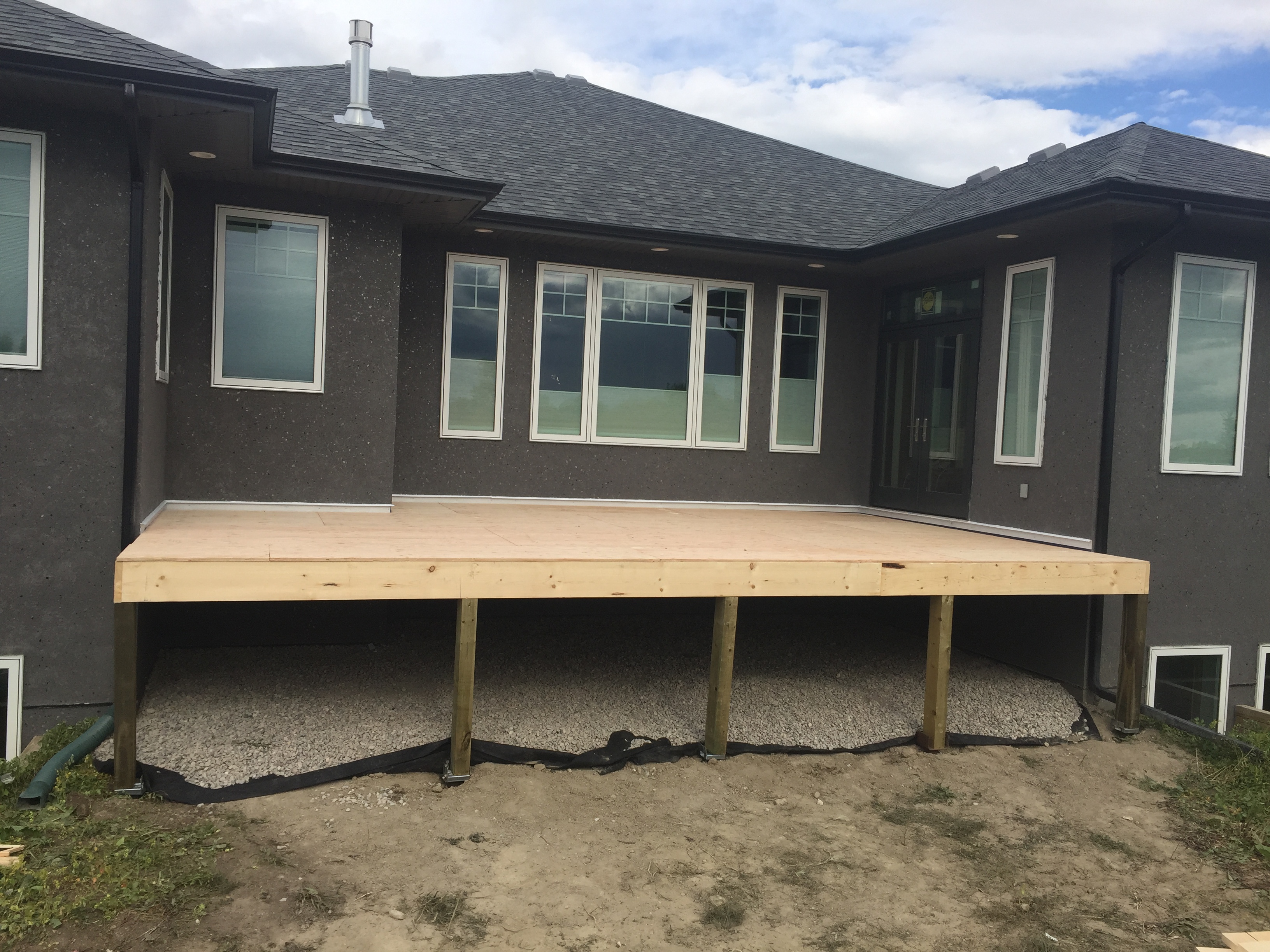 Deck Build lethbridge - After Photo