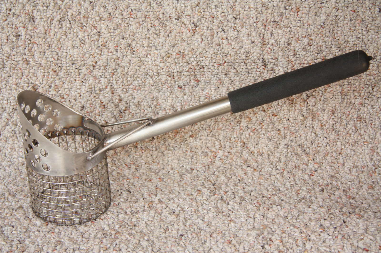 Perforated 16" Stainless Steel Sand Scoop