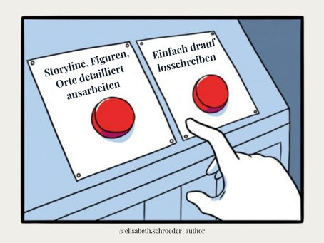 Entscheidung zwischen dem Erarbeiten eines Konzepts und dem einfach Drauflosschreiben