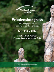 Ankündigung Friedenskongress 2026 an der Woltersburger Mühle