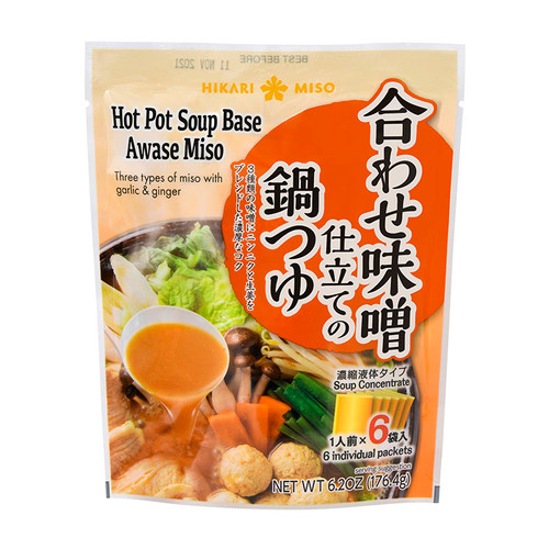 Hikari Hot Pot Miso Soup Base (6 serving) South Texas Oriental