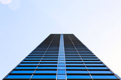 Chicago High Rise Abstract (Blue)