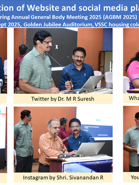 Inauguration of website and social media platforms