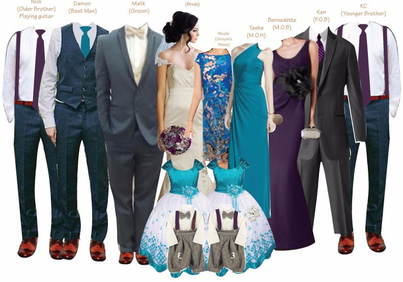 Bridal Party Mock Up