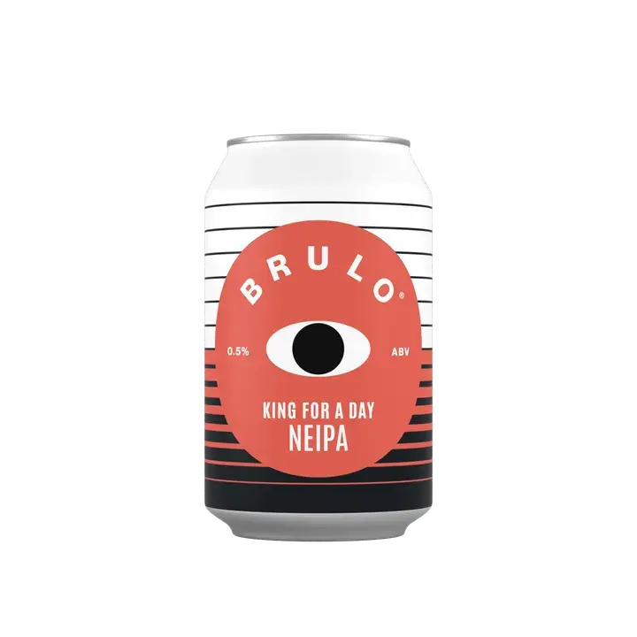 BRULO KING FOR A DAY NEIPA 0.5%の缶ビール