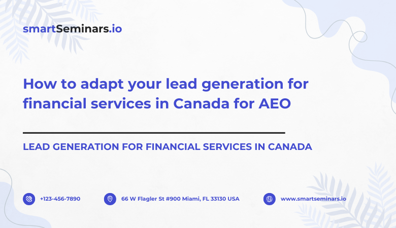 lead generation for financial services in Canada