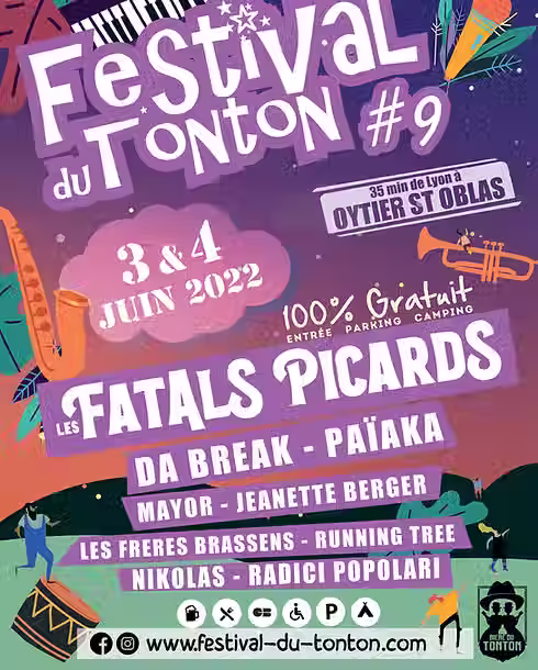 Affiche festival du tonton 2022