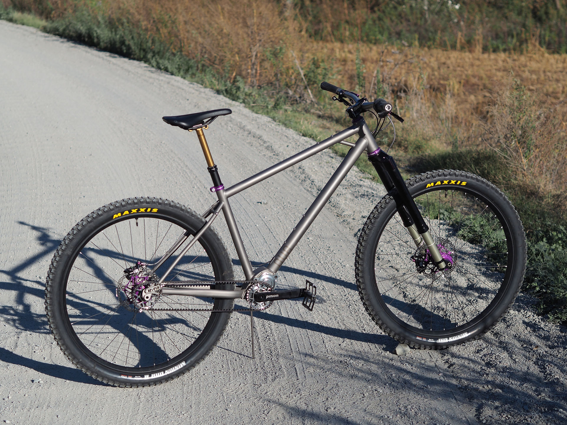New hardtail titanium bicycle - Nua Drac