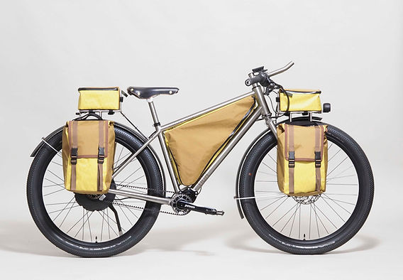 electric touring bicycles Electric touring titanium bike
