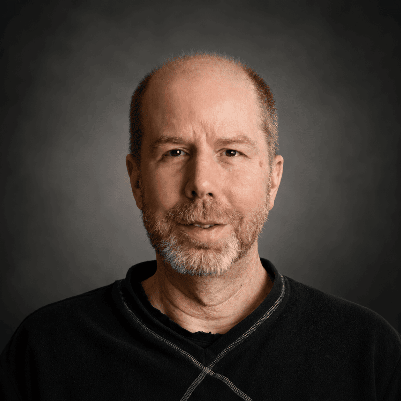 Headshot photograph of the author.