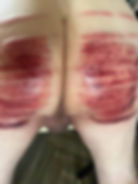 Severe caning for this sub