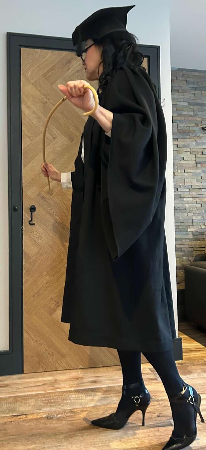 Headmistress in heels