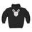 Thumbnail: Black hoodie with white dead bunny