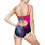 Thumbnail: Woman's back, neon city swimsuit