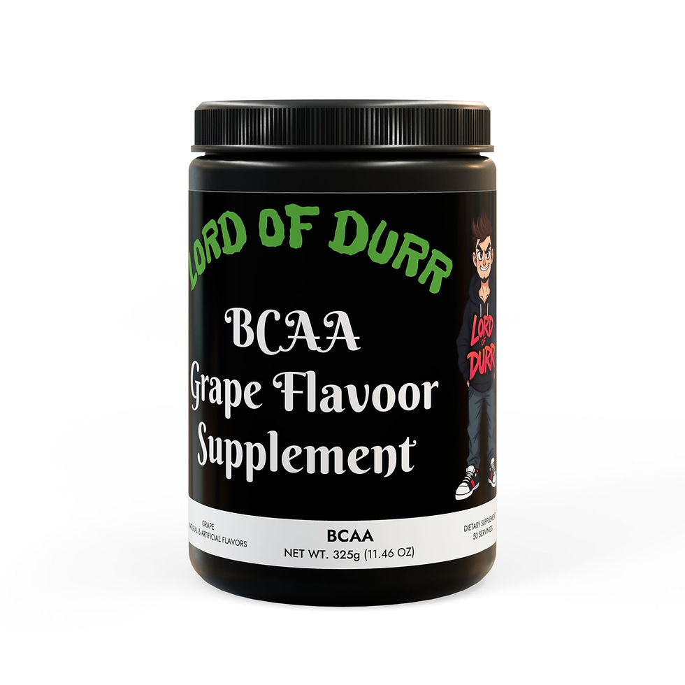 Lord of Durr BCAA Grape Flavor Supplement