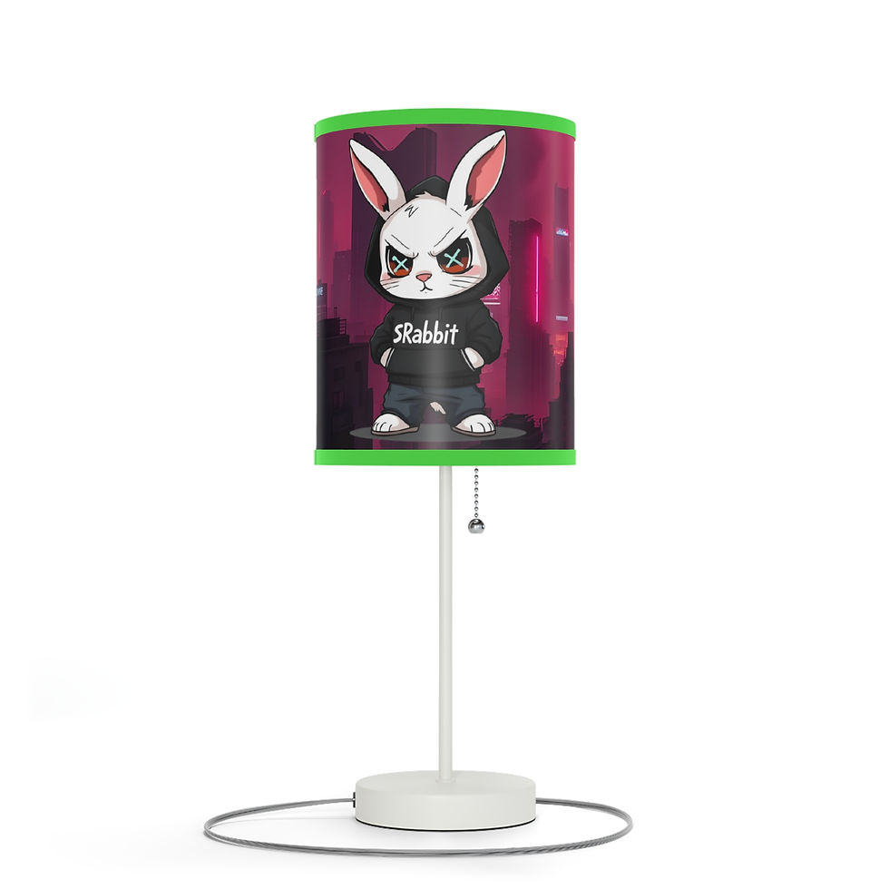 Thumbnail: Cool rabbit lampshade, edgy design
