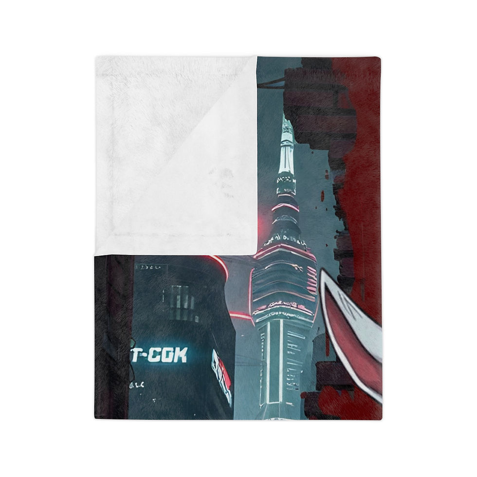 Thumbnail: Tokyo cityscape blanket design