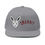 Thumbnail: Gray flat brim hat with Srabbit logo
