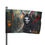 Thumbnail: Intense rabbit character flag, urban backdrop