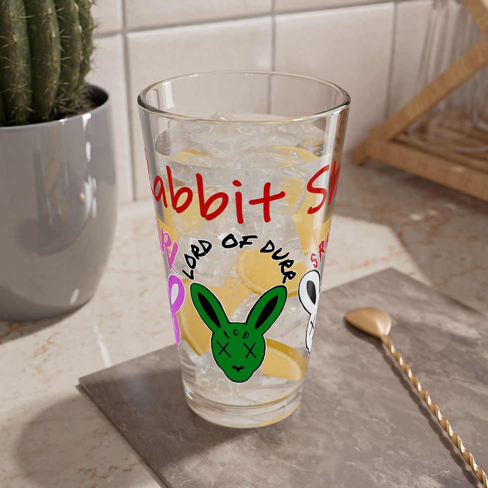 Thumbnail: SRabbit Shop Family 16oz Glass