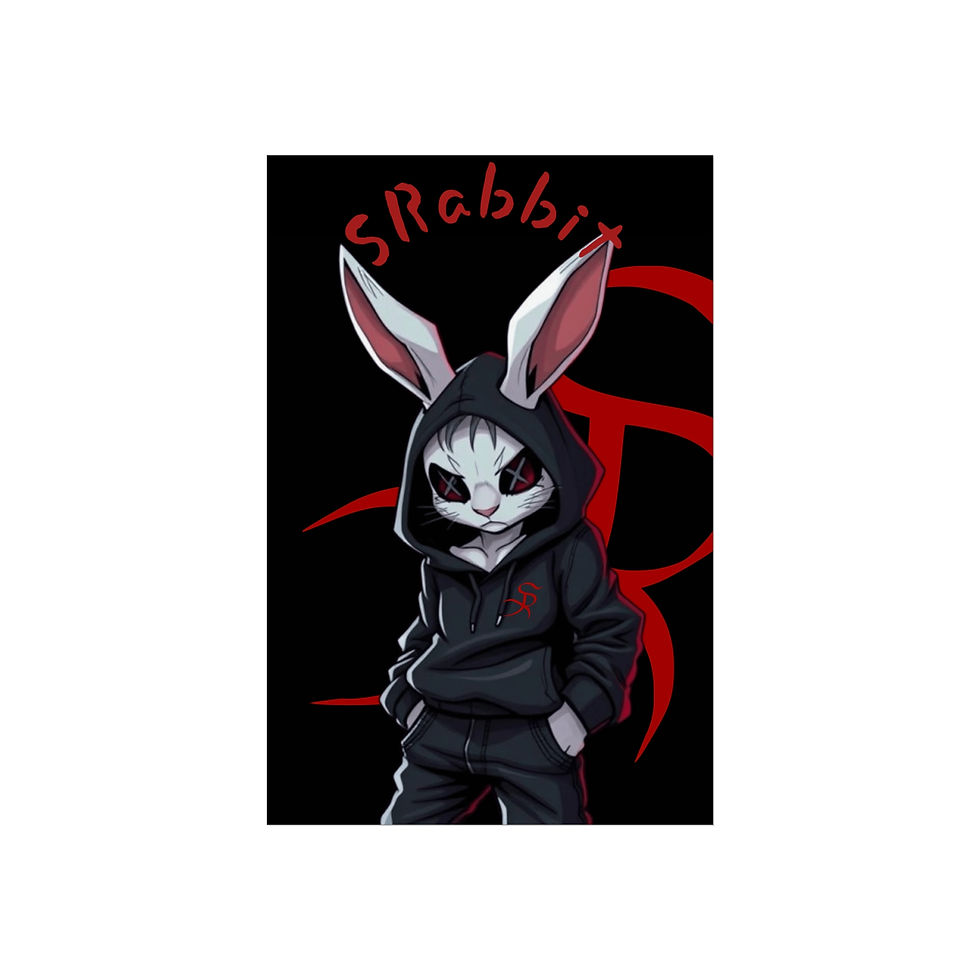 SRabbit Anime Runes LED gaming mouse pad