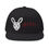 Thumbnail: Black flat brim hat with stitched Srabbit logo
