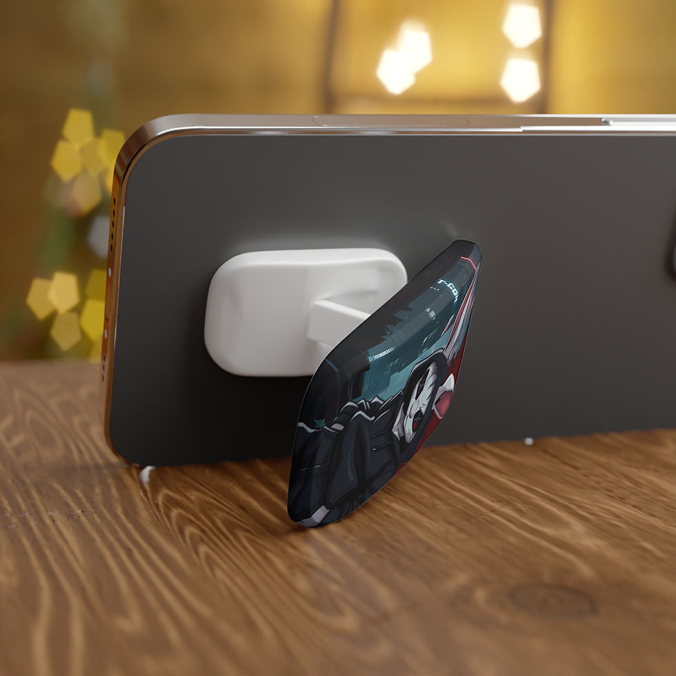 Thumbnail: Phone grip with graphic design