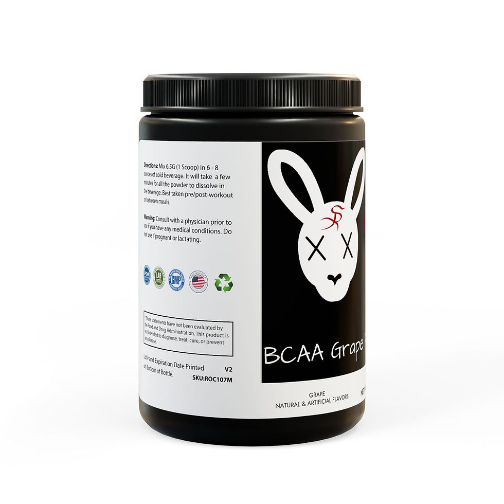 BCAA Greens supplement jar