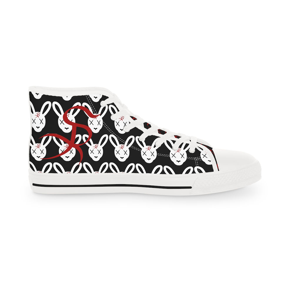 Thumbnail: SRabbit Logo High Top Canvas Sneakers