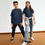 Thumbnail: Kids modeling navy blue t-shirts