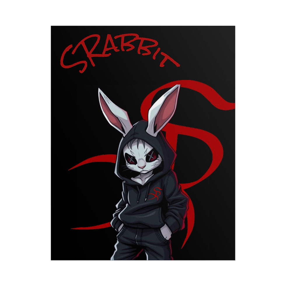 SRabbit Red Moon: cool rabbit design