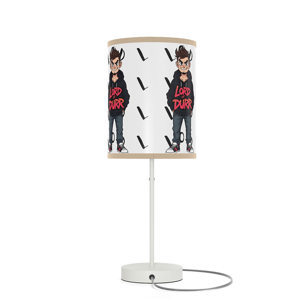 Thumbnail: Tom's 'Loud Loner' lampshade, white background