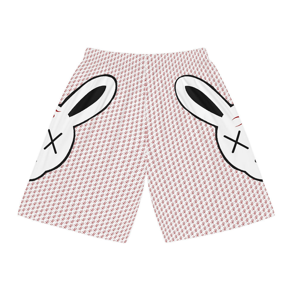Pink bunny shorts design