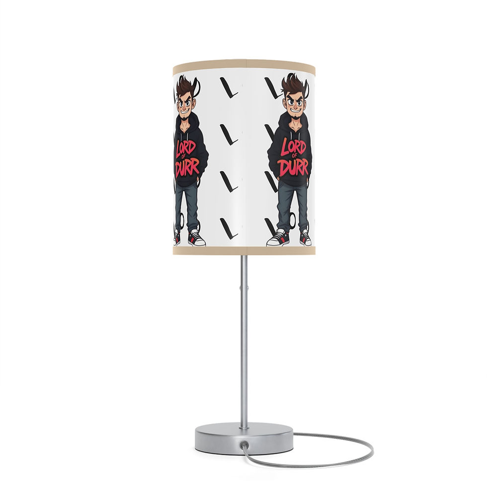Table lamp with Tom and Edd design
