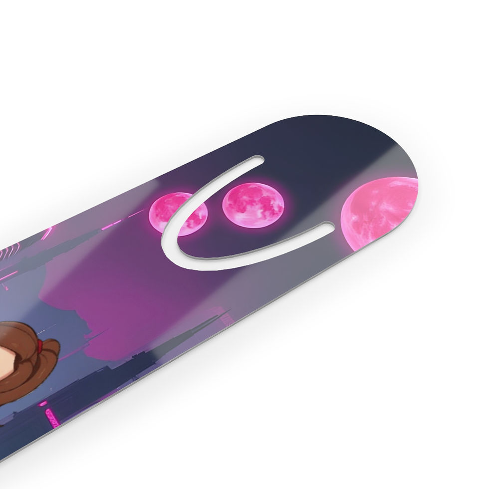 Thumbnail: BBGIRL Pink Moon Bookmark