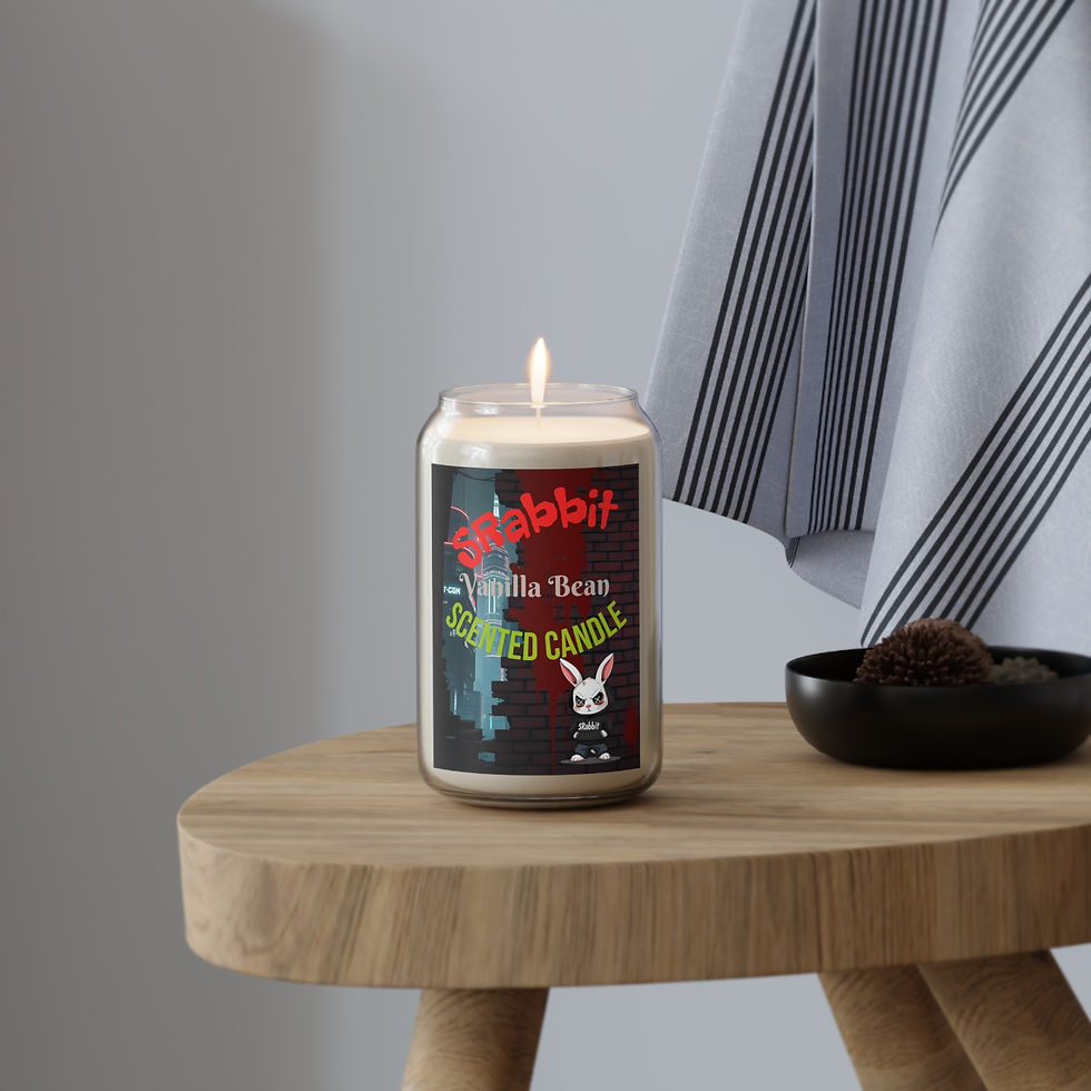 Thumbnail: SRabbit's "Groovy" candle: museum quality art