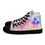 Thumbnail: Pastel Tie-Dye High-Top Canvas Shoes