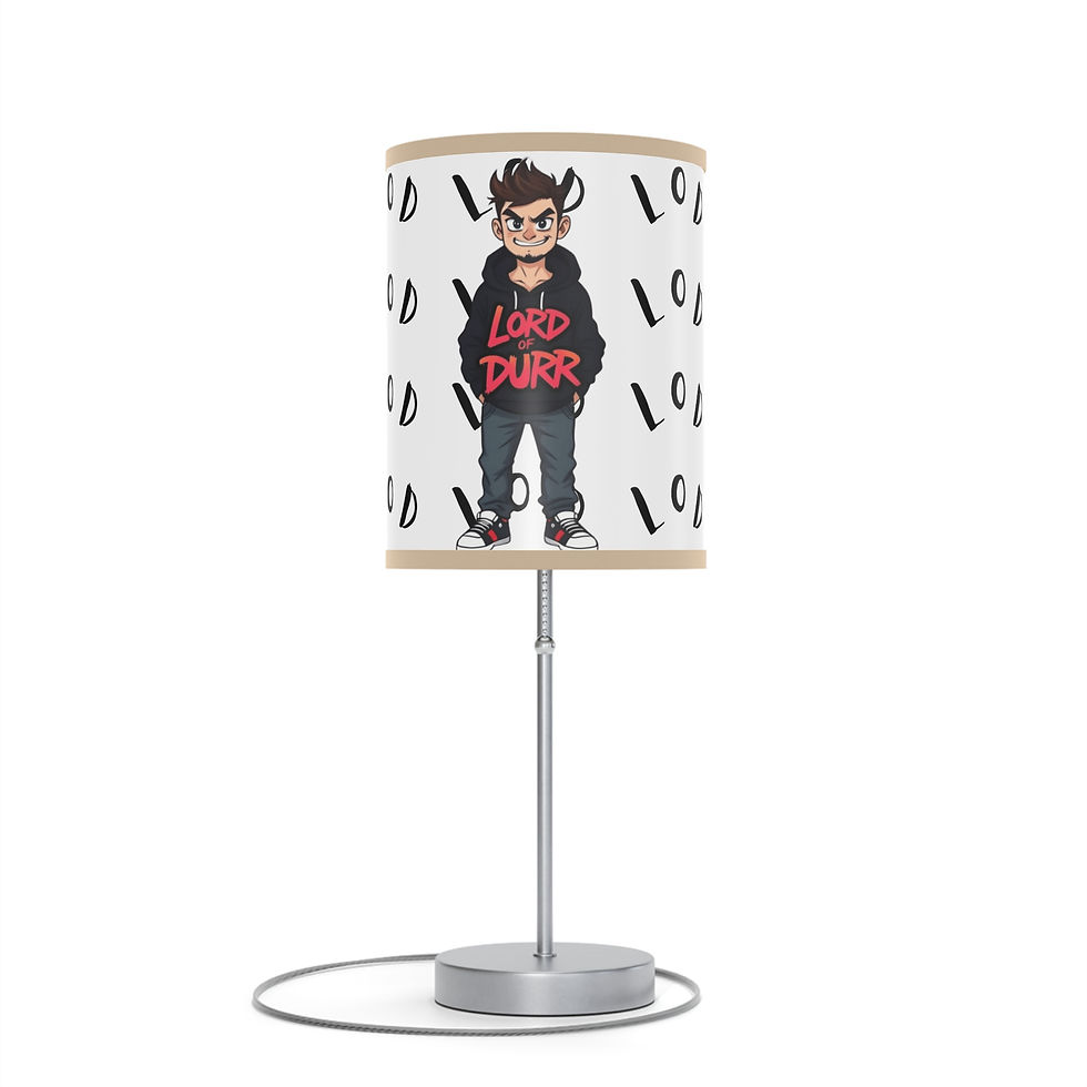 Loud Duder table lamp design