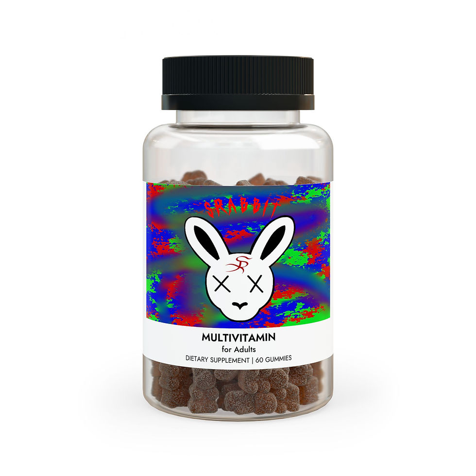 Adult multivitamins gummy bottle