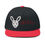 Thumbnail: Black flat-brimmed hat with stitched Srabbit logo