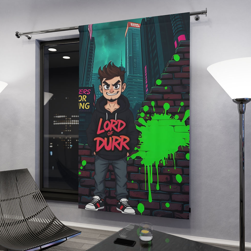 Thumbnail: LOD Graffitti Black-out Curtains